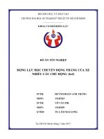 động lực học chuyển động xe nhiều cầu chủ động (4x4) 