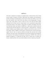 The use of post writing activities in improving grade 10 students english writing skills a case study at gia binh 2 high school bacninh 