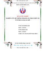 Nghiên cứu các hệ thống phanh, treo, lái trên ô tô bus loại 45 chổ 