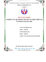 Nghiên cứu các hệ thống phanh, treo, lái trên ô tô bus loại 45 chổ 