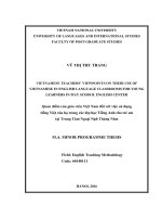 Vietnamese teachers’ viewpoints on their use of vietnamese in english language classrooms for young learners in may school english center 