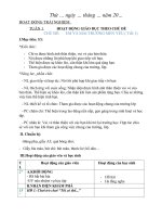 Chân trời sáng tạo   giáo án lớp 2   hoạt động trải nghiệm   TUẦN 1 