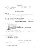 Nghiên cứu ,thiết kế ,chế tạo bộ điều khiển cho xe điện có tính năng tự động 