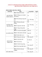 Giáo án mĩ thuật lớp 2, bộ sách kết nối tri thức với cuộc sống (học kì 1)