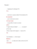 Đáp án môn tiếng pháp 4 ehou đại học mở