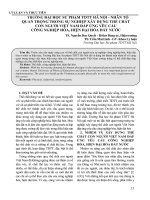 Trường đại học sư phạm TDTT Hà Nội - nhân tố quan trọng trong sự nghiệp xây dựng thể chất con người Việt Nam đáp ứng yêu cầu công nghiệp hóa, hiện đại hóa đất nước