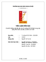 Những nét đặc sắc của tư tưởng hồ chí minh trong xây dựng nhà nước của dân, do dân và vì dân 