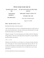 Đề thi tuyển sinh vào lớp 10 năm 2021  2022 trường THPT Chuyên KHXHNV Hà Nội