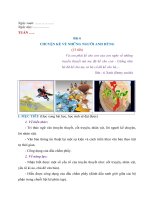 Giáo án ngữ văn 6 sách kết nối tri thức với cuộc sống kì 2