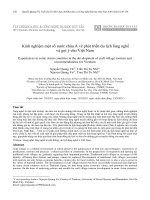 Kinh nghiệm một số nước châu Á về phát triển du lịch làng nghề và gợi ý cho Việt Nam