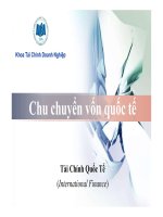 Chu chuyển vốn quốc tế