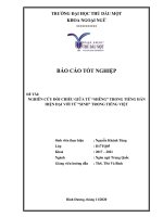 Nghiên cứu đối chiếu giữa từ “shēng” trong tiếng hán hiện tại với từ sinh trong tiếng việt 