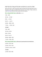 Giải toán lớp 4 trang 22 so sánh và xếp thứ tự các số tự nhiên