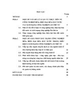 Luận văn công nghiệp hóa, hiện đại hóa đất nước trong điều kiện cách mạng công nghiệp lần thứ tư 