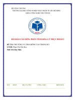 ĐỀ tài TRO TỔNG và TRO KHÔNG TAN TRONG HCl 