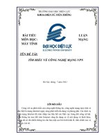 tiểu luận cuối kỳ: Công nghệ mạng VPN