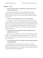 Ecommerce questions and answer - UEF