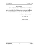 Giải pháp hạn chế trục lợi bảo hiểm xe cơ giới tại công ty bảo hiểm MIC thành đô  luận văn tốt nghiệp  chuyên ngành tài chính bảo hiểm 