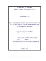 Luận văn thạc sĩ hoàn thiện hệ thống phân phối sản phẩm phân bón hữu cơ sinh học của công ty TNHH bình nguyên ở các tỉnh vùng đông bắc 