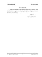 Hoạt động chăm sóc khách hàng tại công ty TNHH bảo hiểm nhân thọ MB AGEAS  luận văn tốt nghiệp  chuyên ngành tài chính bảo hiểm 