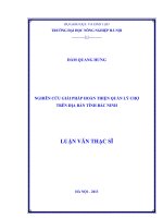 Luận văn thạc sĩ nghiên cứu giải pháp hoàn thiện quản lý chợ trên địa bàn tỉnh bắc ninh 