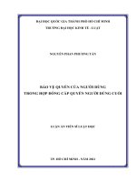 Tài liệu Bảo vệ các quyền của người dùng trong hợp đồng cấp quyền người dùng cuối