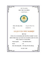 Công tác giám định, bồi thường nghiệp vụ bảo hiểm thiệt hại vật chất xe cơ giới tại BIC hà nội thực trạng và giải pháp  luận văn tốt nghiệp  chuyên ngành tài chính bảo hiểm 