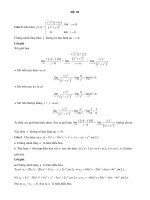 bài tập hàm phức có đáp án