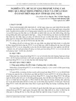 Nghiên cứu, đề xuất giải pháp để nâng cao hiệu quả hoạt động phòng cháy và chữa cháy ở cơ sở trên địa bàn tỉnh Quảng Ngãi