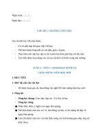 giáo án hoạt động trải nghiệm lớp 2 (học kỳ 1) sách cánh diều