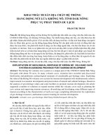 Khai thác di sản địa chất hệ thống hang động núi lửa Krông Nô, tỉnh Đắk Nông phục vụ phát triển du lịch