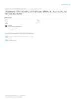 CÁCH MẠNG CÔNG NGHIỆP 4 0 ở VIỆT NAM TIỀM NĂNG rào cản và VAI TRÒ của NHÀ nước