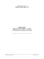 Giáo trình Bệnh truyền nhiễm xã hội - Trường Trung học Y tế Lào Cai