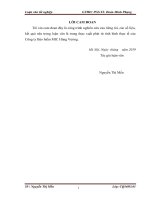 Giải pháp đẩy mạnh hoạt động khai thác bảo hiểm vật chất xe cơ giới qua kênh bancassurance tại công ty bảo hiểm MIC hùng vương  luận văn tốt nghiệp  chuyên ngành tài chính bảo hiểm