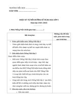 Nhật ký tự bồi dưỡng SGK lớp 2   chân trời sáng taọ 