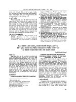 Đặc điểm lâm sàng, chẩn đoán hình ảnh và kết quả điều trị phẫu thuật vi phẫu u tủy cổ tại Bệnh viện Việt Đức từ 2019-2020