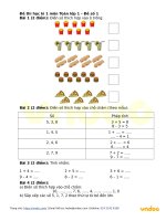 bo de thi hoc ki 1 lop 1 mon toan sach chan troi nam 2020 2021 