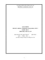 Giáo trình Phòng trị bệnh ngoại khoa thú y (Nghề: Thú y) - Trường Cao Đẳng Lào Cai