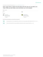 KHÍA CẠNH PHÁP lý đối với mô HÌNH KINH tế CHIA sẻ  NGHIÊN cứu THỰC TIỄN QUA mô HÌNH CHIA sẻ PHÒNG lưu TRÚ AIRBNB