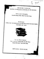 công tác tự đánh giá tại trường mầm non bãi thơm huyện phú quốc tỉnh kiên giang 