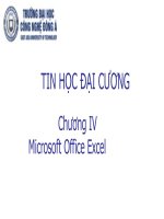 Giáo trình TIN học đại CƯƠNG