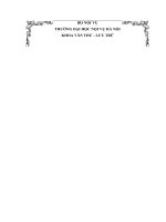 Luận văn thực trạng và giải pháp nâng cao chất lượng công tác xác định giá trị tài liệu tại ủy ban nhân dân quận nam từ liêm, thành phố hà nội 