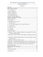 Một số biện pháp tổ chức tốt hoạt động âm nhạc cho trẻ 3-4 tuổi trong trường mầm non