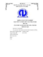 Luận văn bảo tồn và phát huy giá trị lễ hội đèn sọ ở xã phù lỗ, huyện sóc sơn, thành phố hà nội 