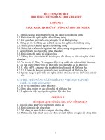 Chủ Nghĩa Khoa Học Xã Hội Đề Cương