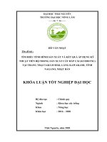 (Luận văn thạc sĩ) tìm hiểu tình hình sản xuất và kết quả áp dụng kỹ thuật tiến bộ trong sản xuất cây bắp cải (kyebetsu) tại trang trại takuji seki, làng kawakami, tỉnh nagano, nhật bản  