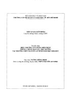 hiệu trưởng xây dựng biện pháp phòng chống bạo lực học đường tại trường thpt nguyễn an ninh 
