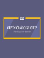 CHUYỂN ĐỔI SỐ DOANH NGHIỆP 2020 1OFFICE – NỀN TẢNG QUẢN LÝ TỔNG THỂ DOANH NGHIỆP