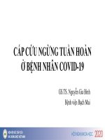 CẤP CỨU NGỪNG TUẦN HOÀN Ở BỆNH NHÂN COVID-19 GS.TS Nguyễn Gia Bình Bệnh viện Bạch Mai