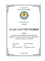 Giải pháp đẩy mạnh hoạt động kinh doanh nghiệp vụ bảo hiểm bắt buộc trách nhiệm dân sự chủ xe cơ giới tại PVI thủ đô  luận văn tốt nghiệp  chuyên ngành tài chính bảo hiểm